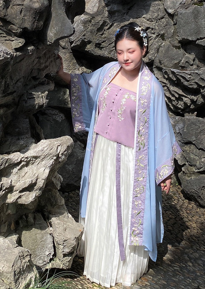 Dream Back | Purple Plus Hanfu Dress (梦初回)
