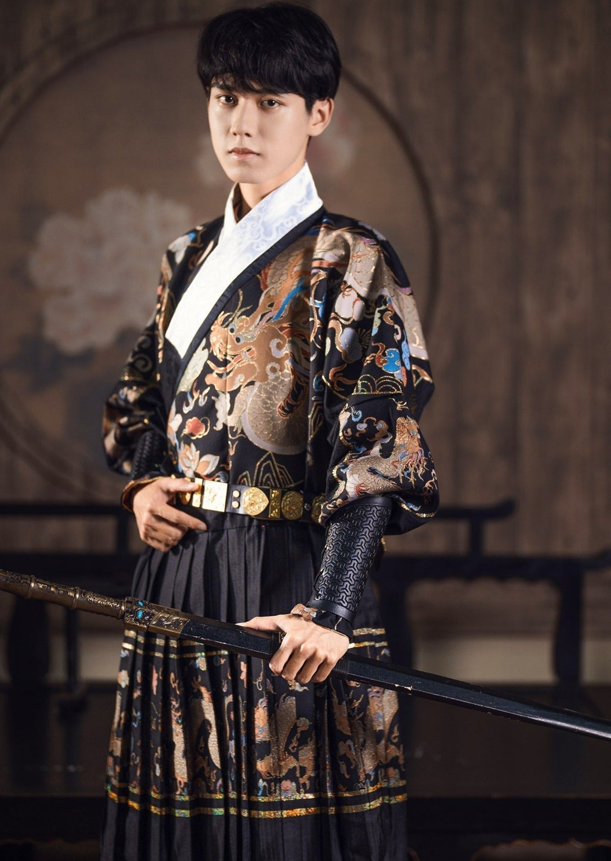 Assassination | Uni-Sex 4-Pieces Embroidered Flying Fish Hanfu (刺诏)