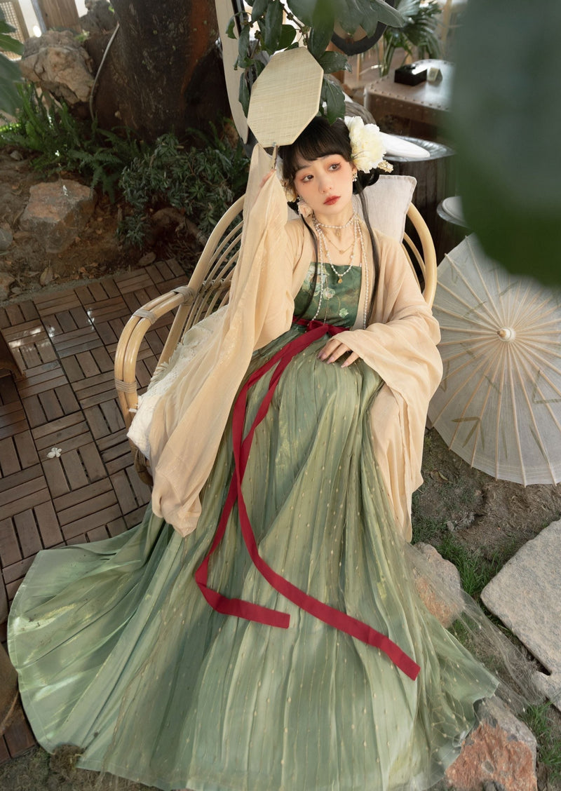 Fairyland | Tang Yellow Hanfu Dress (仙居)