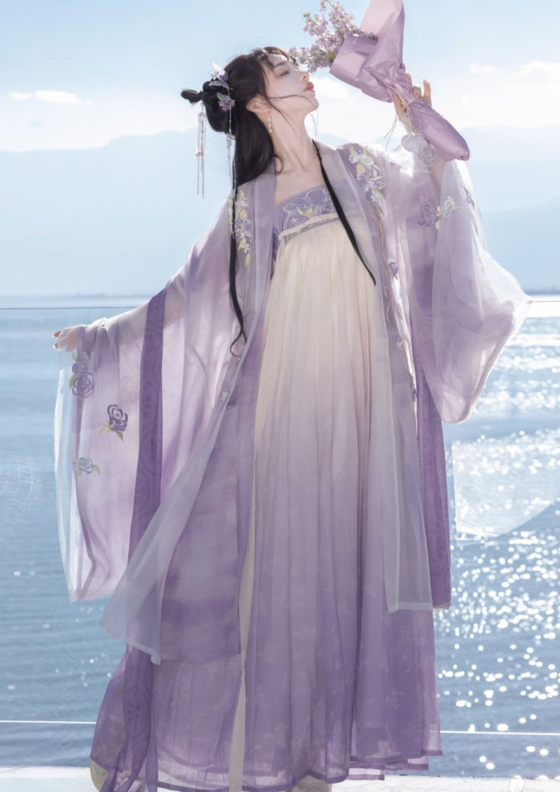 Lilac | Tang 4-Pieces Hanfu (玫园)