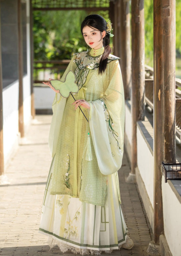 Aroma Lily | 5-Pieces Hanfu Dress (水夜香合)