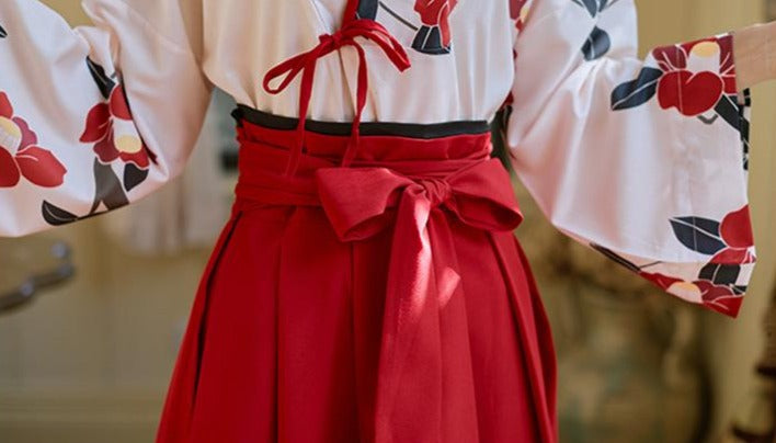 Camellia | Modern Black Long Dress (夏日校服)