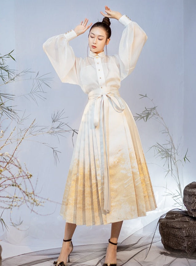 Moon River | Modern Black Blouse (鸾清)