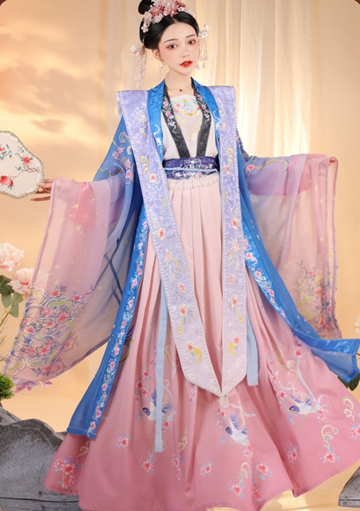 Peaceful Joy | Pink Hanfu Dress (清平乐)