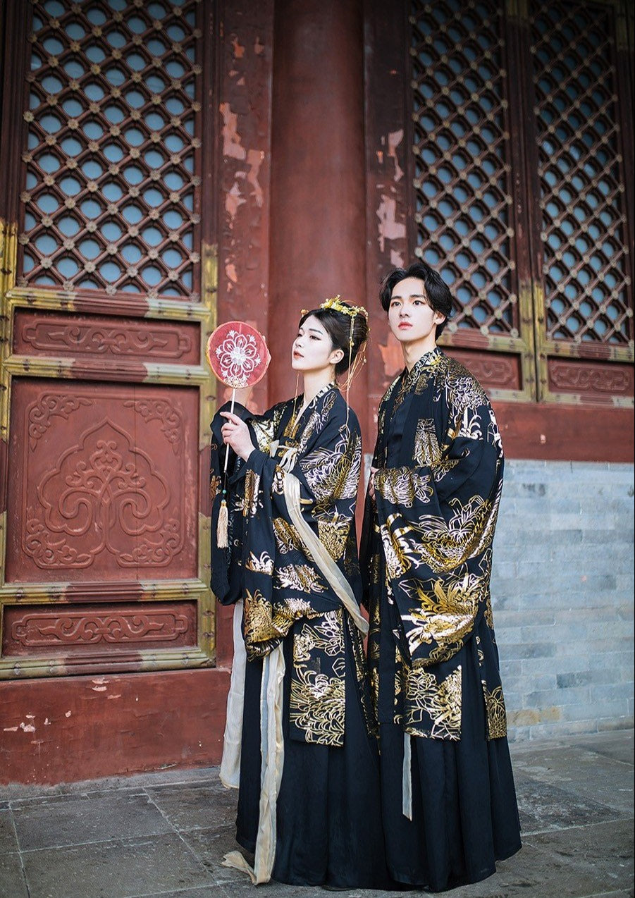 Nightingale | Men Black Couple Hanfu (夜莺)