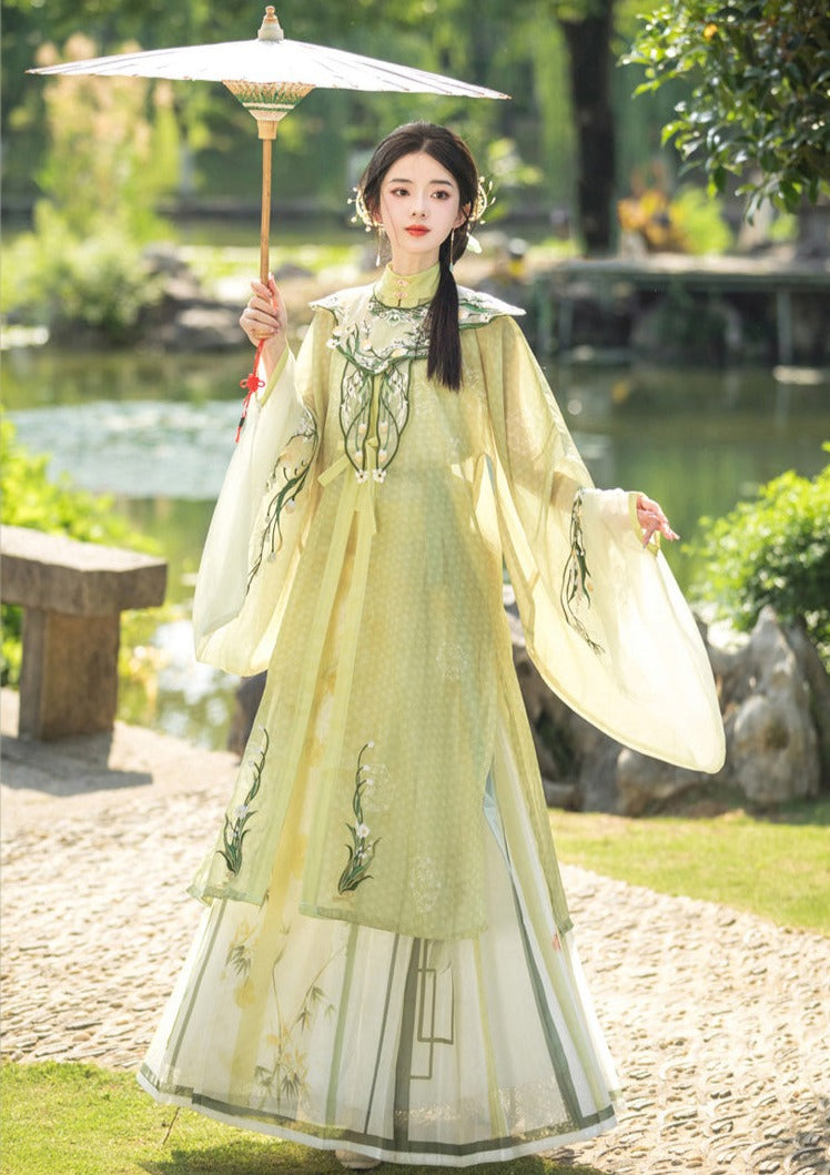 Aroma Lily | 5-Pieces Hanfu Dress (水夜香合)