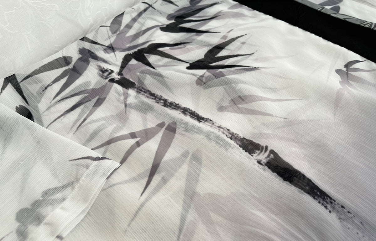 Bambú | Hanfu unisex moderno de 4 piezas (墨竹)