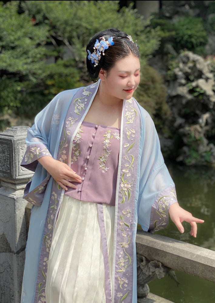 Dream Back | Purple Plus Hanfu Dress (梦初回)