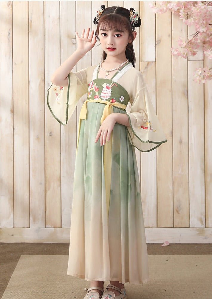 Cherry Smoothie | Kid Pink Dress (樱桃沙冰)