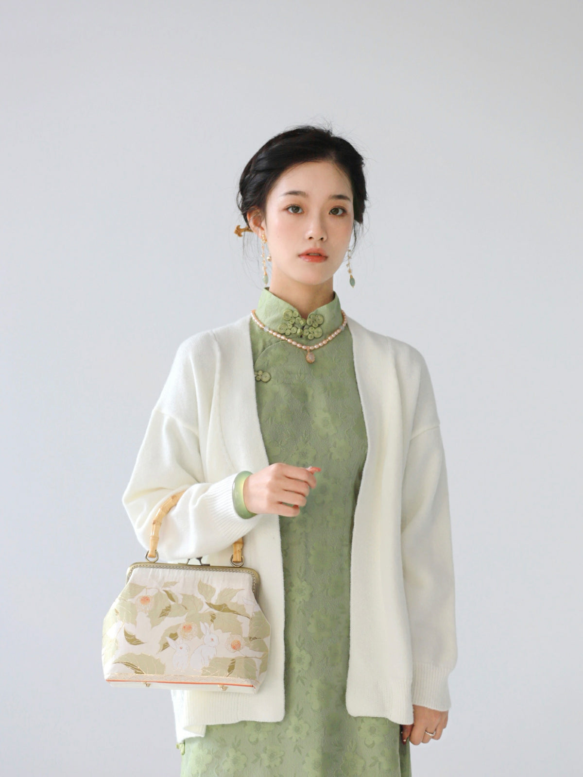 Ivy | Green Qipao Dress (Ivy)