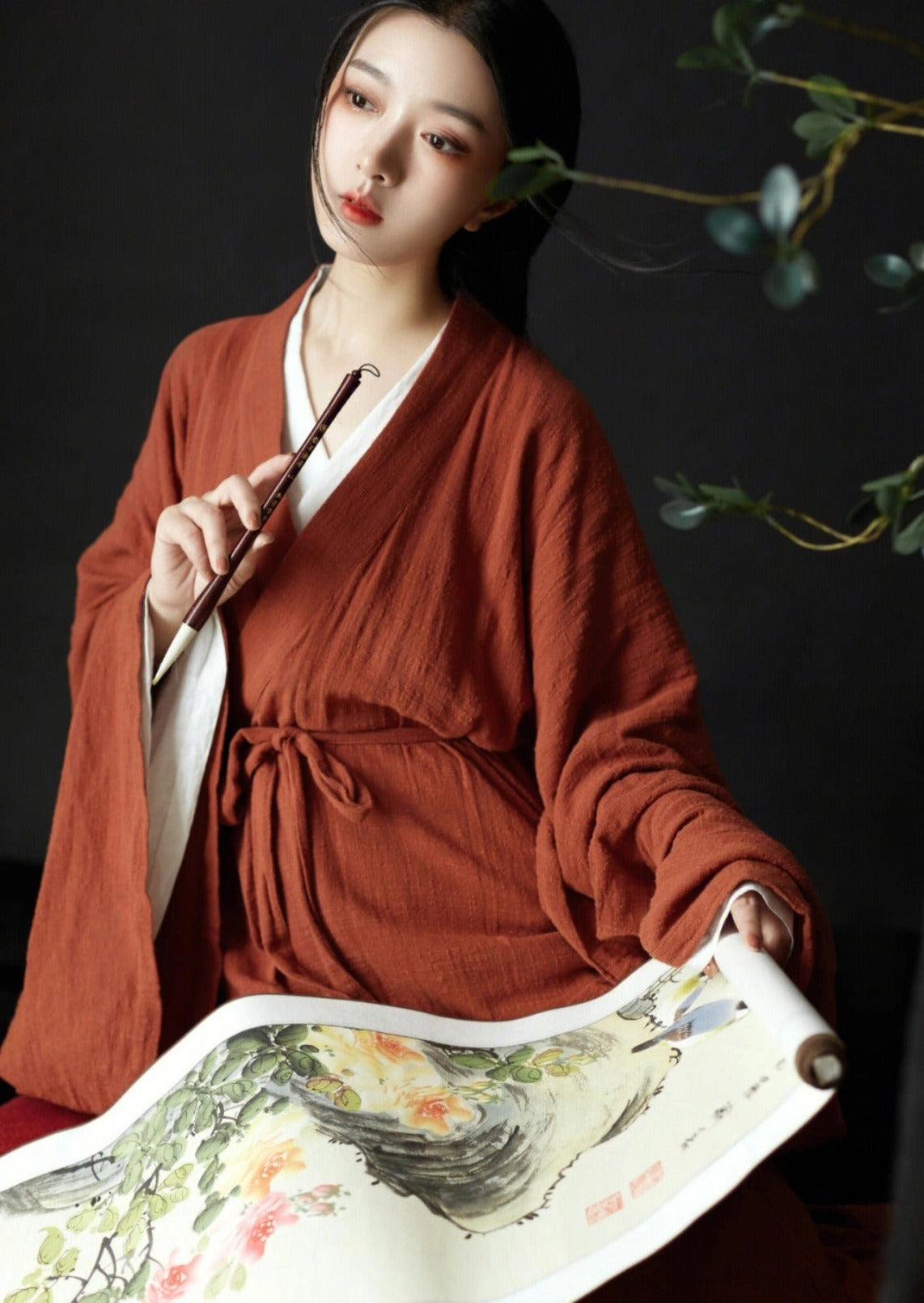 Missing Heart | Han Dynasty Linen Hanfu (戚戚忧思深)