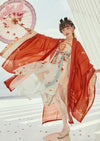 Princess Li |  King of Glory Red Hanfu Dress (公孙离-王者荣耀)
