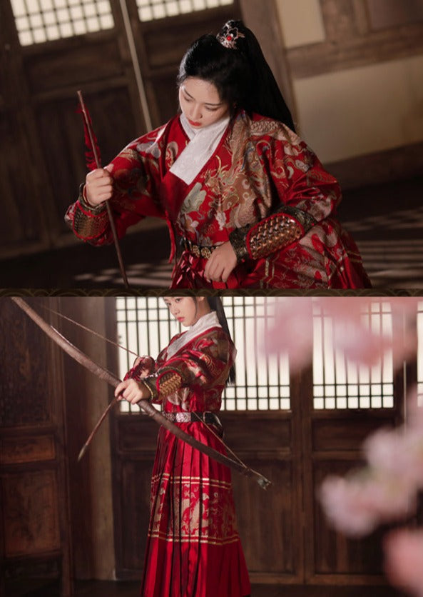 Assassination | Uni-Sex 4-Pieces Embroidered Flying Fish Hanfu (刺诏)