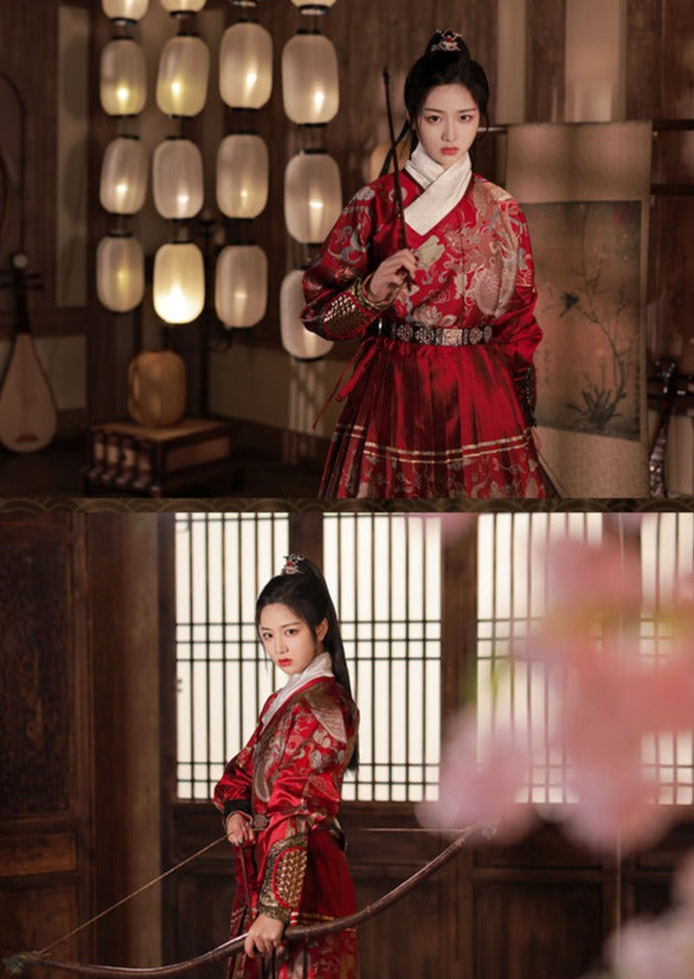 Assassination | Uni-Sex 4-Pieces Embroidered Flying Fish Hanfu (刺诏)