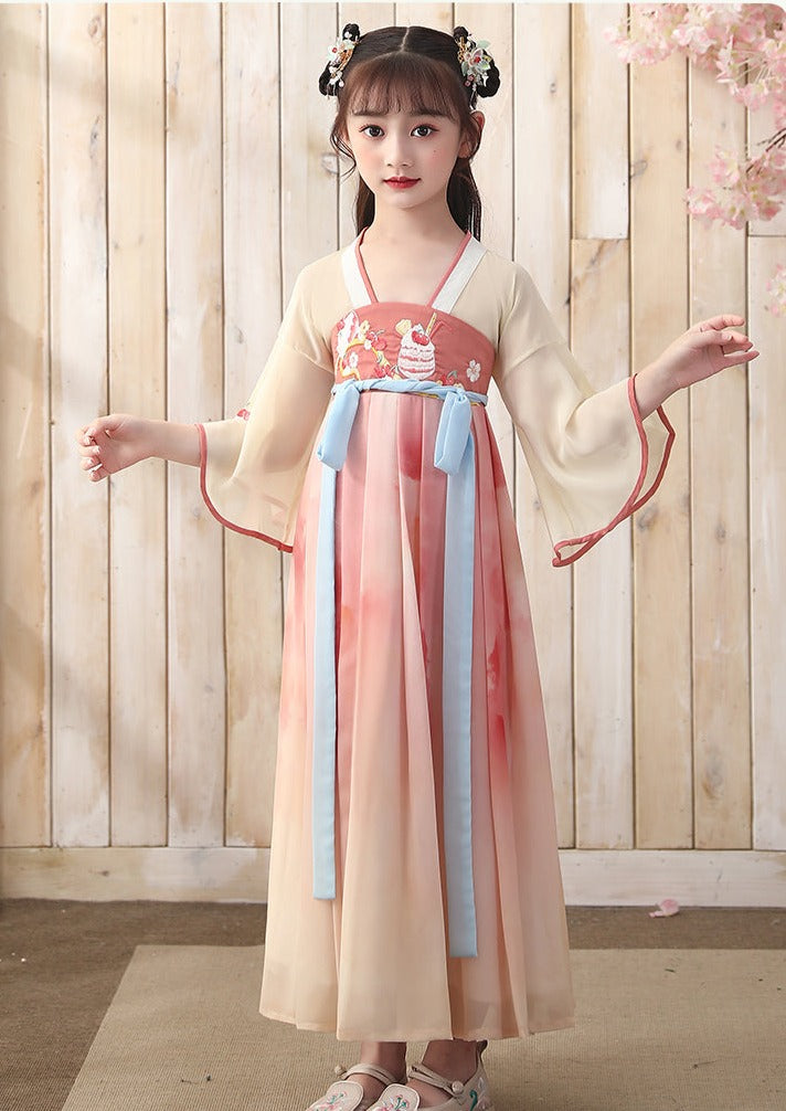 Cherry Smoothie | Kid Pink Dress (樱桃沙冰)