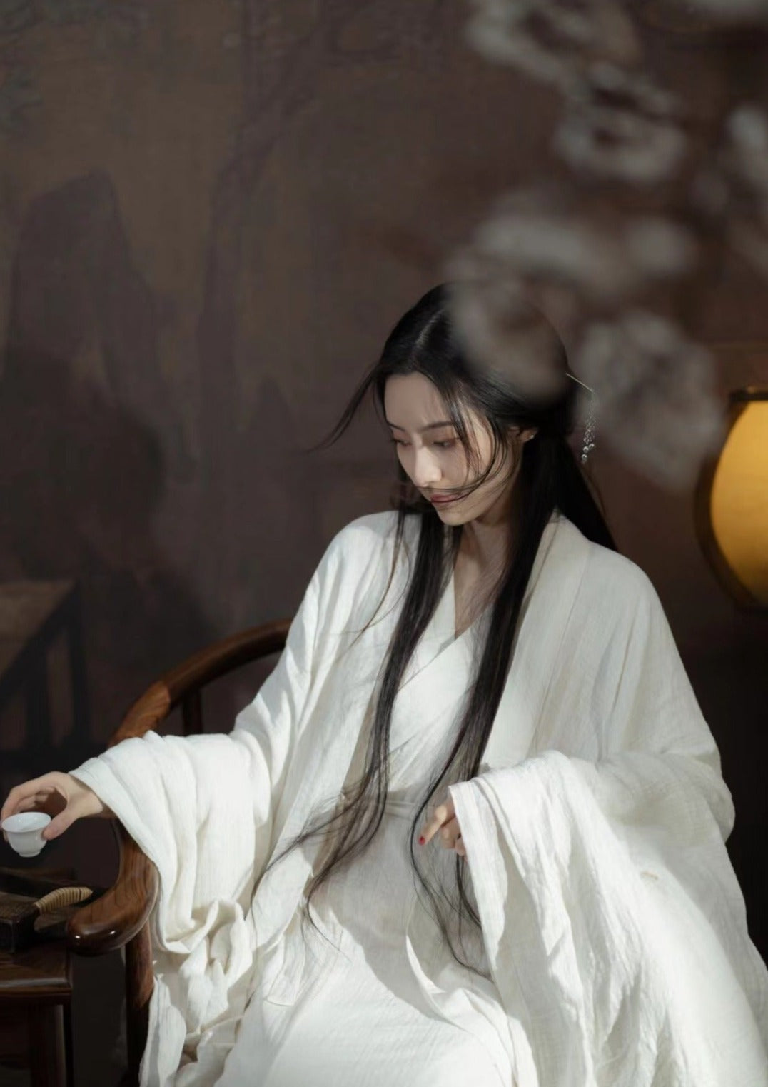 Missing Heart | Han Dynasty Linen Hanfu (戚戚忧思深)