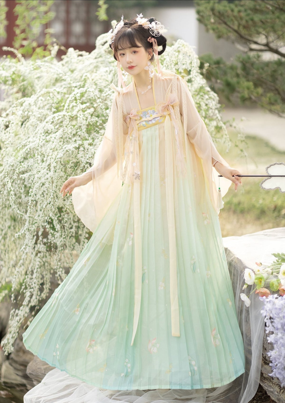 Summer Encounter | Green Hanfu Dress (又见夏)