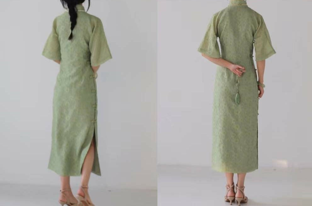 Ivy | Green Qipao Dress (Ivy)