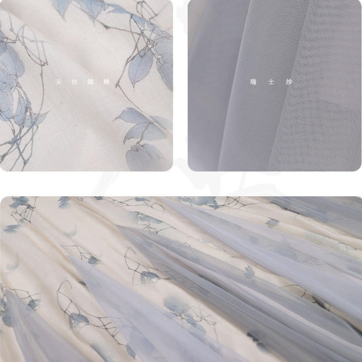 Fall Dusk | Modern Gray Dress (松间照)