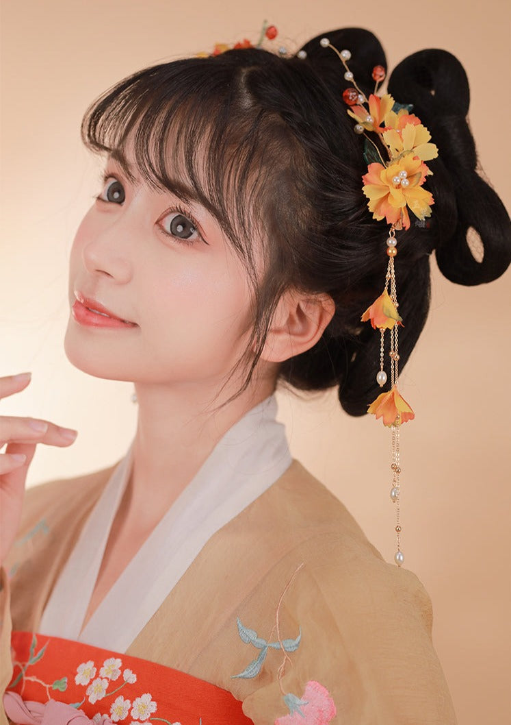 Flora | 11 Colors Flower Hairclips (绮罗)