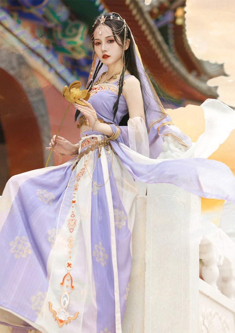 Flying Fairy | West Regions Embroidered Dress (天外飞仙)