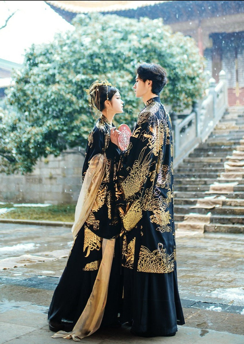 Nightingale | Men Black Couple Hanfu (夜莺)
