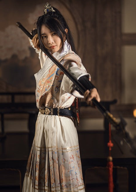 Assassination | Uni-Sex 4-Pieces Embroidered Flying Fish Hanfu (刺诏)