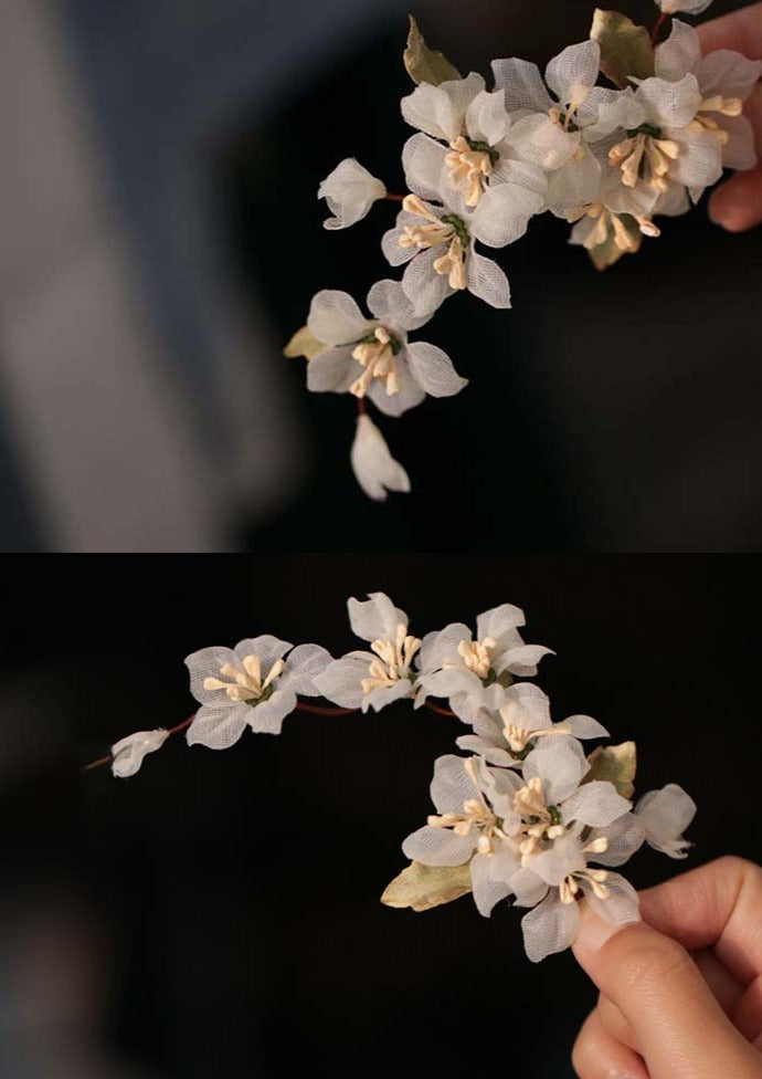 Gardenia | 1 Pc Ivory Yarn Flowers (栀子花)