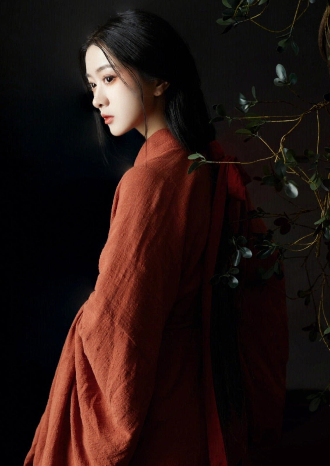 Missing Heart | Han Dynasty Linen Hanfu (戚戚忧思深)