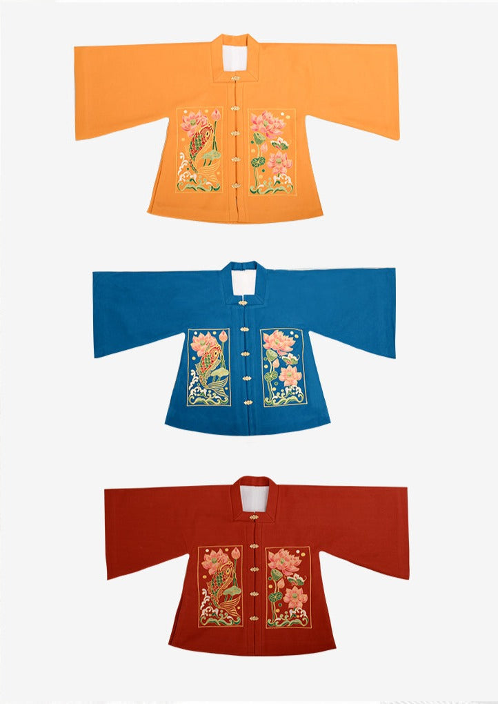 Water Trout | Ming Hanfu Cardigan (青鲤)
