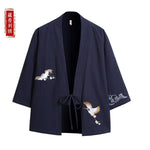 Lingtian | Blue Uni-Sex Asian Robe / Kimono (凌天)