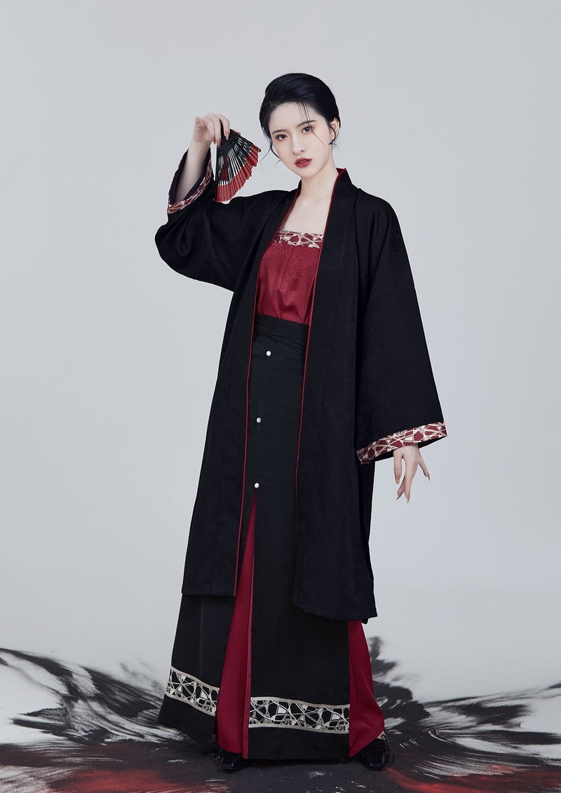Crimson Ink  | Modern Black Hanfu (绯墨)