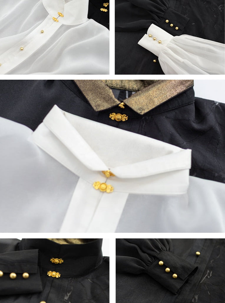 Moon River | Modern White Blouse (鸾清)