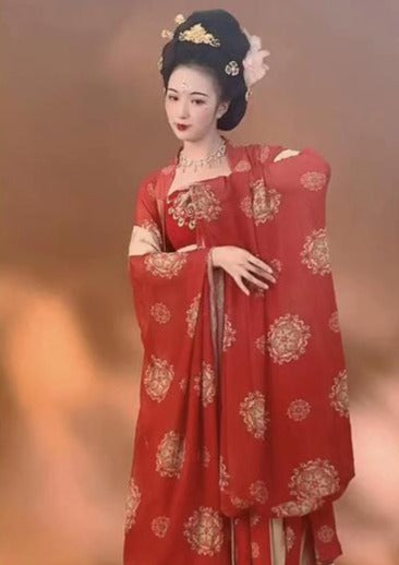 Red Cloud | Red Hanfu Dress (燕云台)