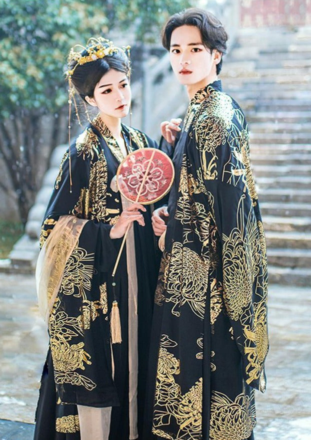 Nightingale | Men Black Couple Hanfu (夜莺)