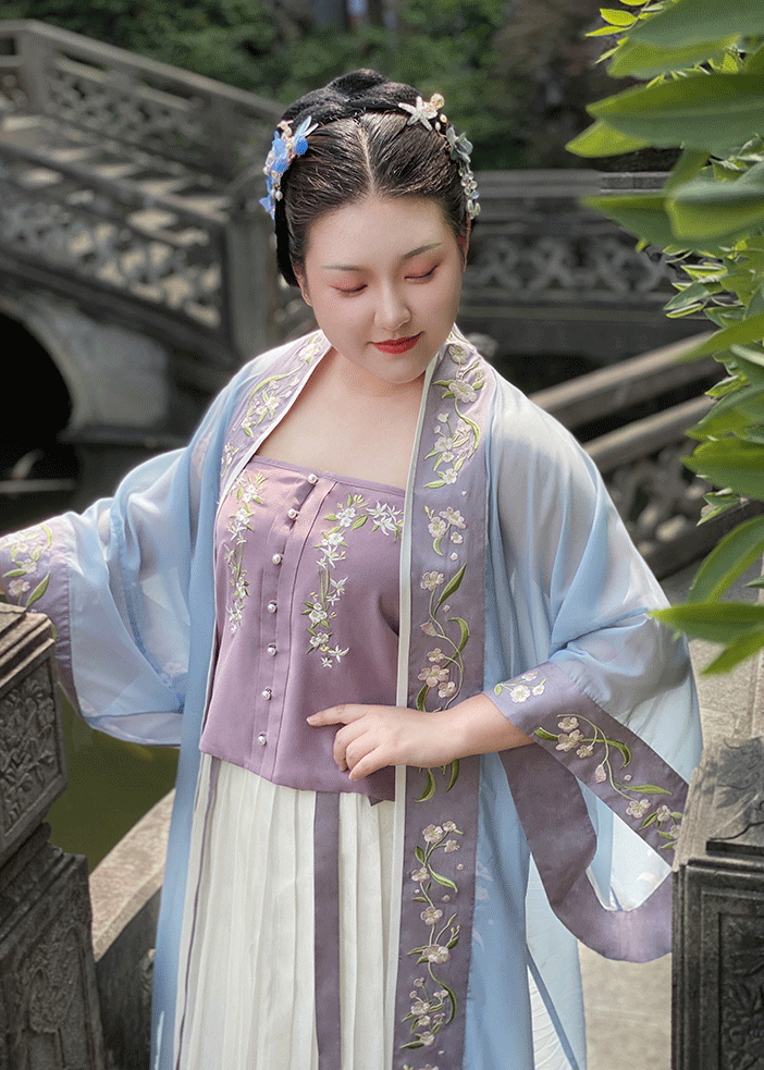 Dream Back | Purple Plus Hanfu Dress (梦初回)