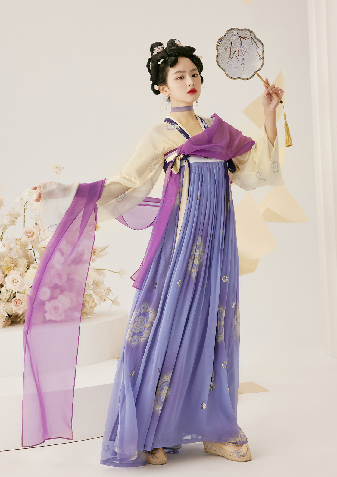 Miraal 967-3PC Velvet Embroidered Dress With Velvet Embroidered Shawl...zy main image 1