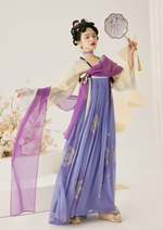 Violet Dream | Silk Embroidered Dress (紫金叹)