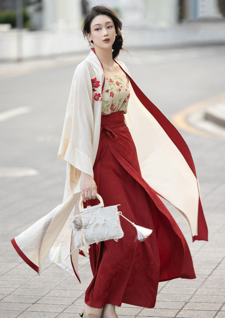 Poppy | Modern 3-Pieces Hanfu (花间酒)
