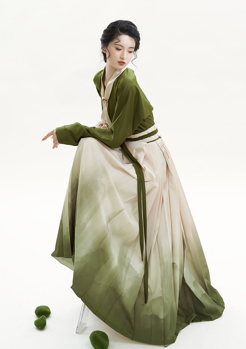 Green Tea | Modern Hanfu Set (捻茶)