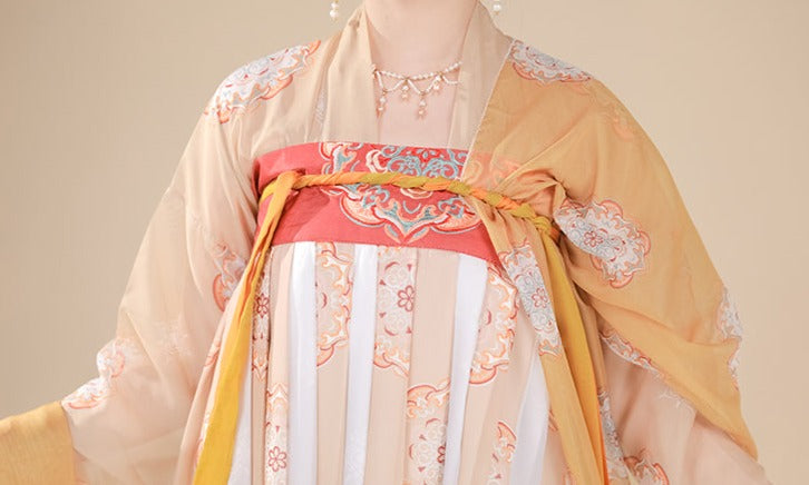 Yuhuan | Orange Hanfu Dress (YHOrg02)
