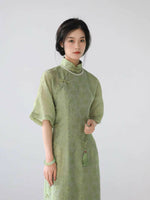 Ivy | Green Qipao Dress (Ivy)