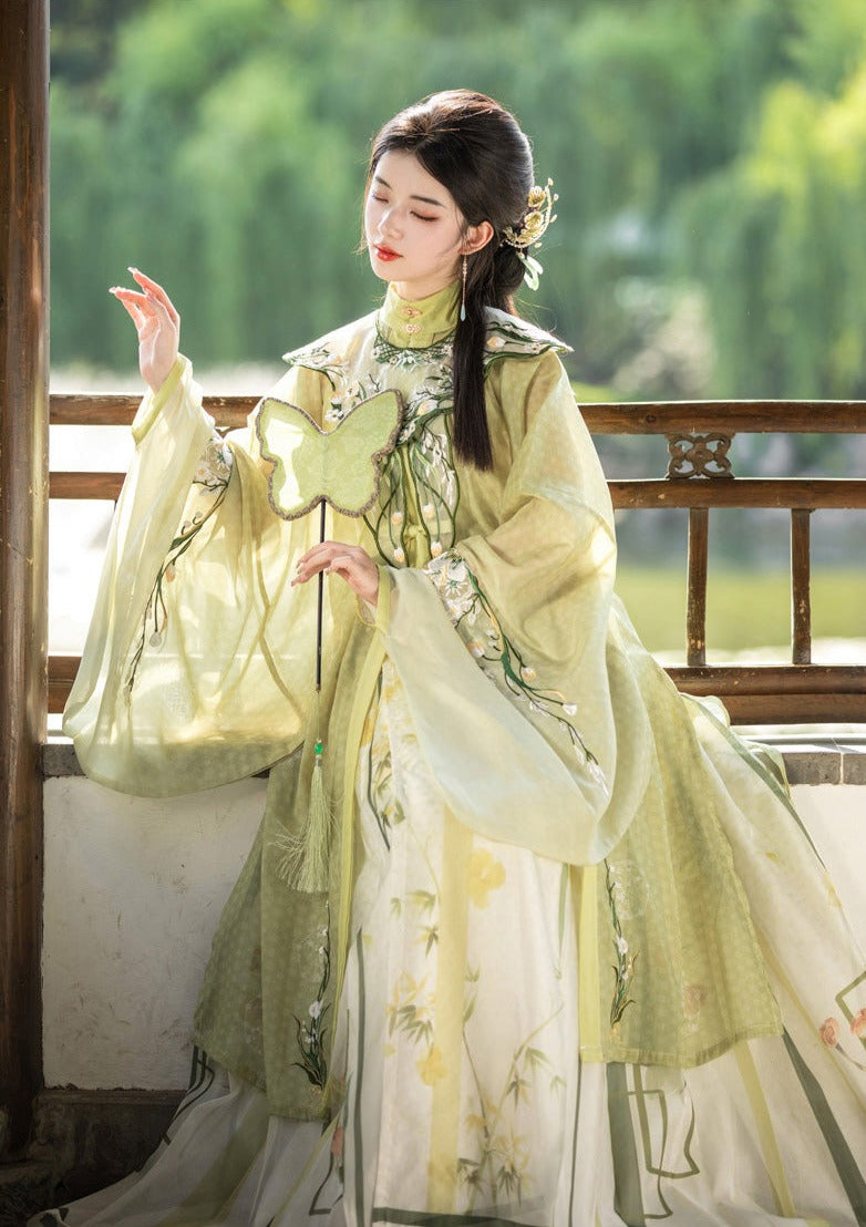Aroma Lily | 5-Pieces Hanfu Dress (水夜香合)