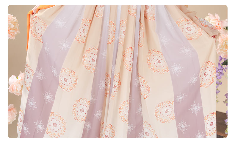 Yuhuan | Orange Hanfu Dress (YHOrg02)