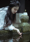 Missing Heart | Han Dynasty Linen Hanfu (戚戚忧思深)