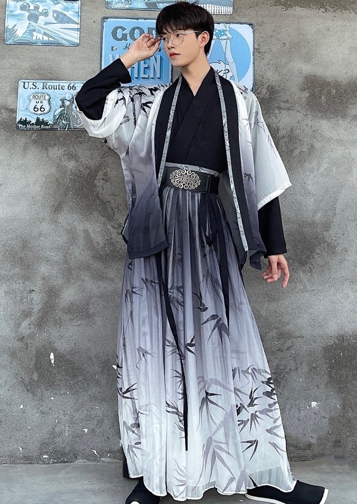 Bamboo | Modern 4-Pieces Unisex Hanfu (墨竹)