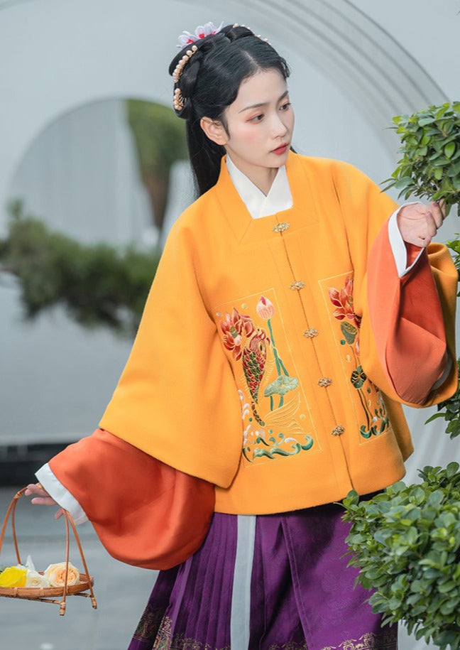 Water Trout | Ming Hanfu Cardigan (青鲤)