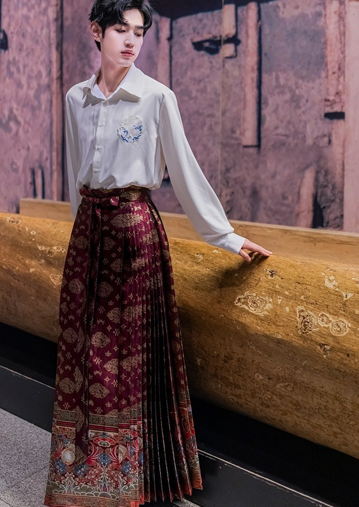 Golden Sun Bird | Modern Unisex Skirt (金沙)