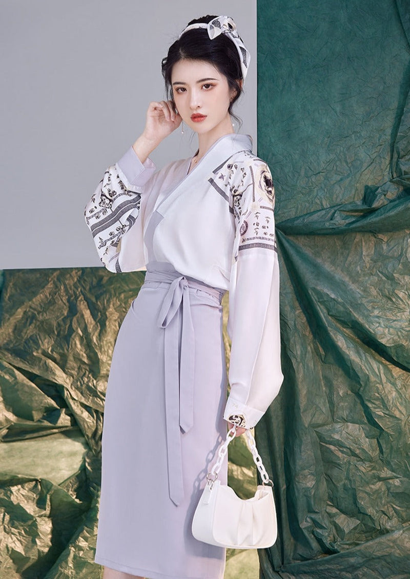 Office Lady  | Modern White Hanfu (工作日)