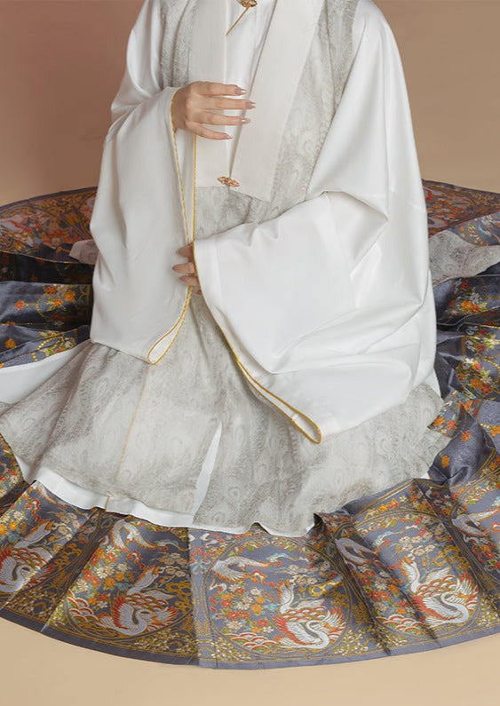 Swan Mirror | Modern Ma Mian Skirt (天鹅镜)